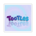 Copy of Tootles Square Sticker — Cute Retro Text Decal