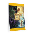 Wall Decal — Proverbs 18:21 Christian Inspirational Split-Light Design