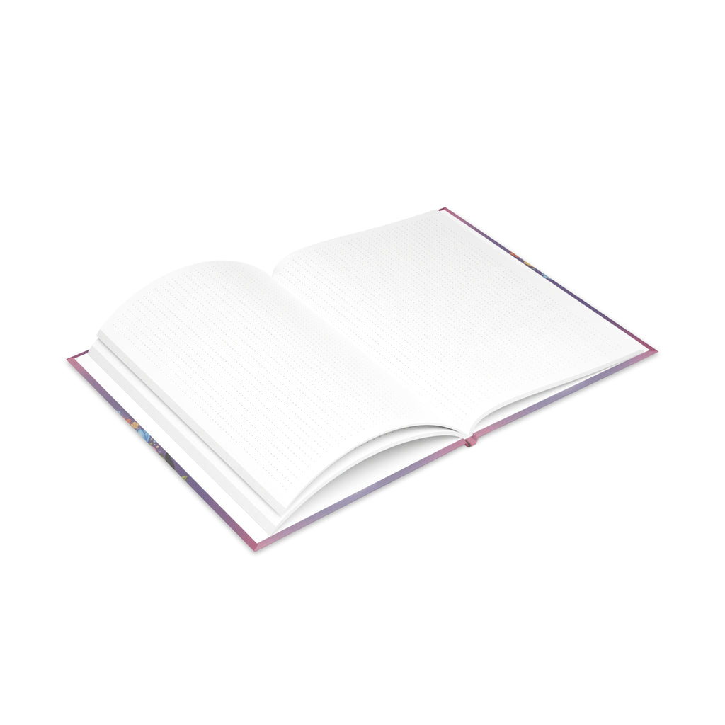 Personalized Serenity Hardcover Notebook — Puffy-Cover Journal & Sticker Book for Girls