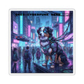 Cyberpunk King Oreo Square Sticker