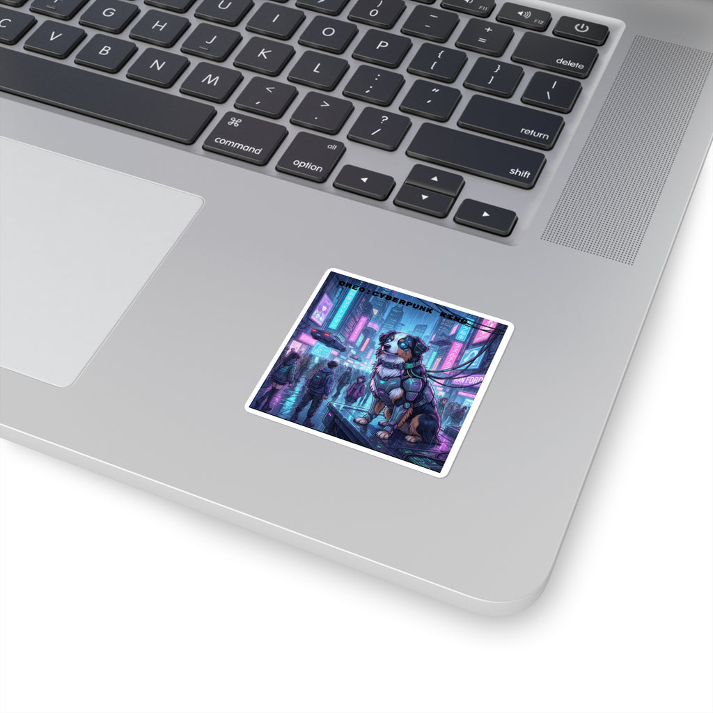 Cyberpunk King Oreo Square Sticker