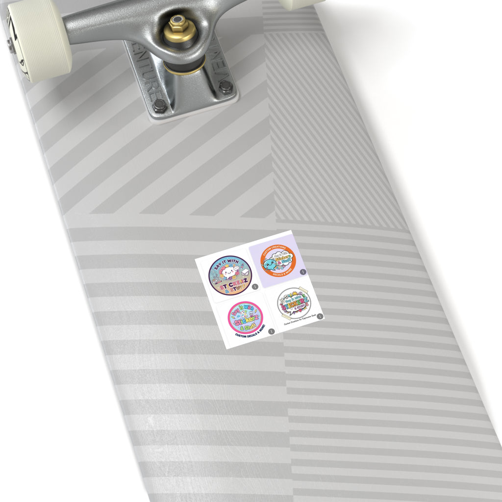 Say It with Stickerz Logo Square Stickers