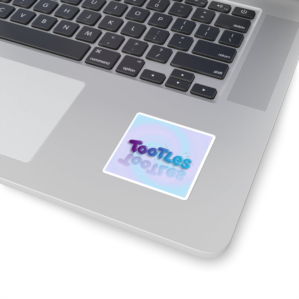 Copy of Tootles Square Sticker — Cute Retro Text Decal