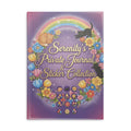 Personalized Serenity Hardcover Notebook — Puffy-Cover Journal & Sticker Book for Girls