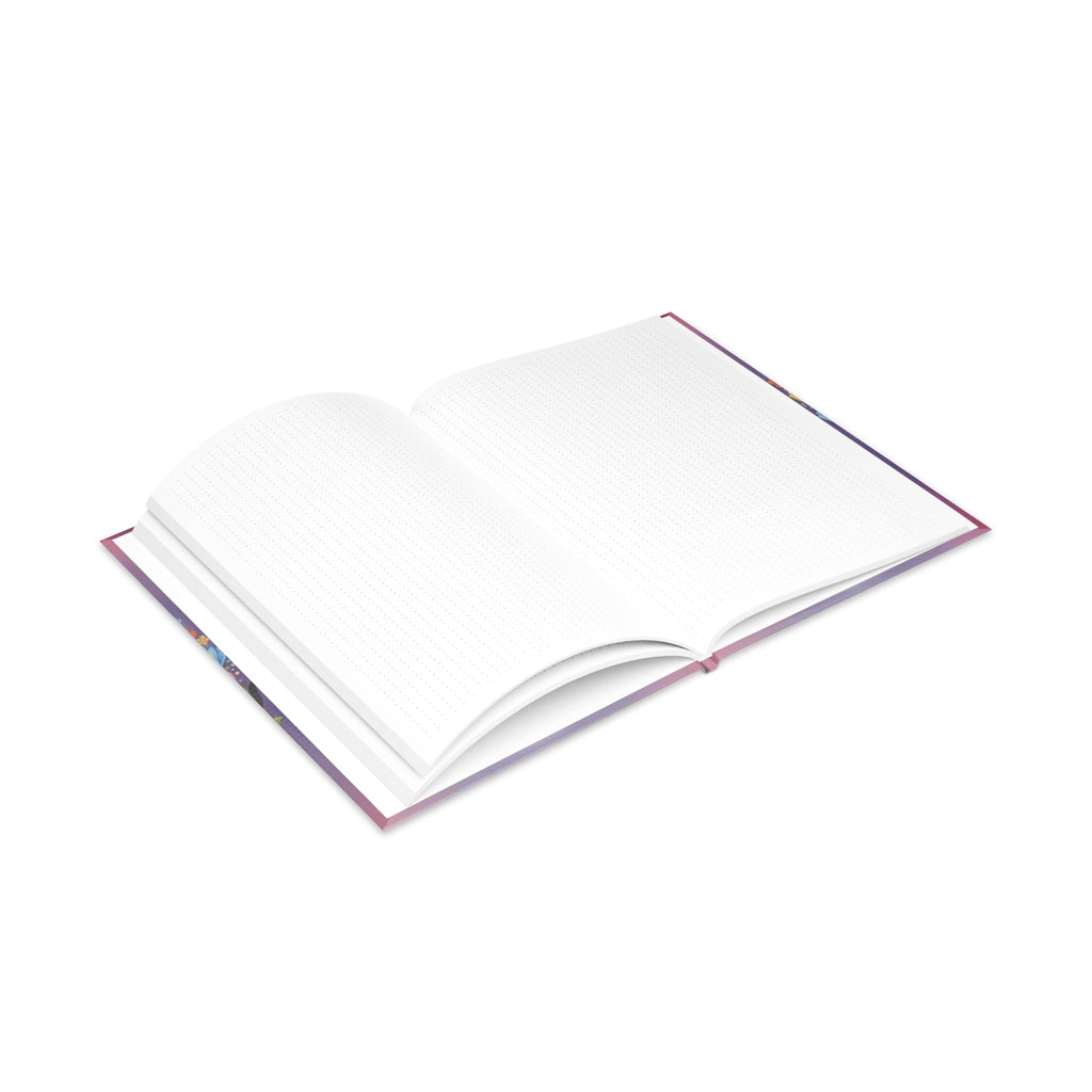 Personalized Serenity Hardcover Notebook — Puffy-Cover Journal & Sticker Book for Girls