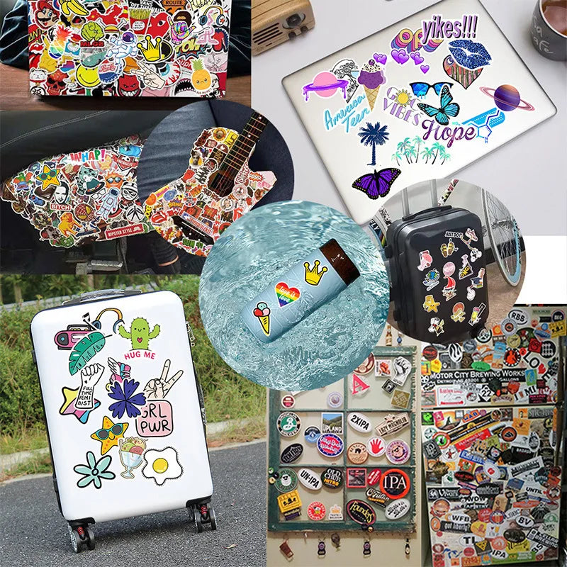 52pcs Inspirational Quote Stickers Pack Positive Decals DIY Laptops Water Bottles Phones Decorative Stickers Perfect for Gift